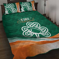 Éire Rugby Celtic Shamrock Quilt Bed Set Ireland's Call - Wonder Print Shop