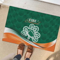 Éire Rugby Celtic Shamrock Rubber Doormat Ireland's Call - Wonder Print Shop