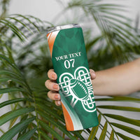 Éire Rugby Celtic Shamrock Skinny Tumbler Ireland's Call - Wonder Print Shop