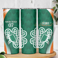 Éire Rugby Celtic Shamrock Skinny Tumbler Ireland's Call - Wonder Print Shop