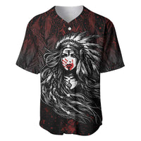 Native American MMIW Red Handprint Baseball Jersey Dreamcatcher