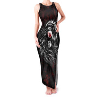 Native American MMIW Red Handprint Family Matching Tank Maxi Dress and Hawaiian Shirt Dreamcatcher