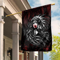 Native American MMIW Red Handprint Garden Flag Dreamcatcher