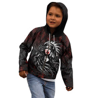 Native American MMIW Red Handprint Kid Hoodie Dreamcatcher