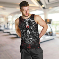 Native American MMIW Red Handprint Men Tank Top Dreamcatcher