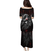 Native American MMIW Red Handprint Puletasi Dreamcatcher