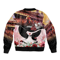 Kentucky Horse Racing Bomber Jacket Derby Girl - Marble Roses