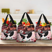 Kentucky Horse Racing Grocery Bag Derby Girl - Marble Roses