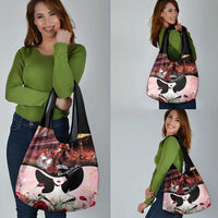 Kentucky Horse Racing Grocery Bag Derby Girl - Marble Roses