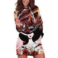 Kentucky Horse Racing Hoodie Dress Derby Girl - Marble Roses