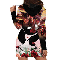 Kentucky Horse Racing Hoodie Dress Derby Girl - Marble Roses