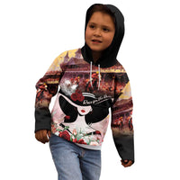 Kentucky Horse Racing Kid Hoodie Derby Girl - Marble Roses