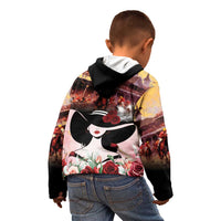 Kentucky Horse Racing Kid Hoodie Derby Girl - Marble Roses