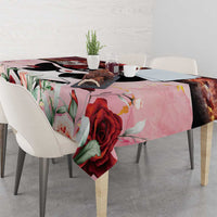 Kentucky Horse Racing Tablecloth Derby Girl - Marble Roses