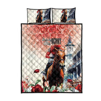 Kentucky Horse Racing Quilt Bed Set 151st Derby Party