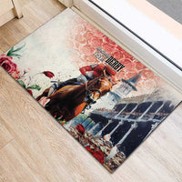 Kentucky Horse Racing Rubber Doormat 151st Derby Party