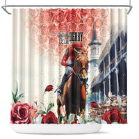 Kentucky Horse Racing Shower Curtain 151st Derby Party