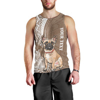 personalised-polynesian-pacific-bulldog-men-tank-top-with-brown-hawaii-tribal-tattoo-patterns