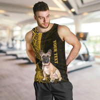 personalised-polynesian-pacific-bulldog-men-tank-top-with-gold-hawaii-tribal-tattoo-patterns
