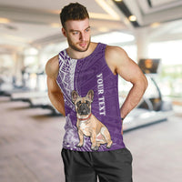 personalised-polynesian-pacific-bulldog-men-tank-top-with-violet-hawaii-tribal-tattoo-patterns
