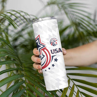 USA Rugby 2024 Custom Skinny Tumbler GO Eagles Assemble - Wonder Print Shop
