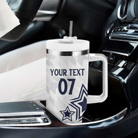 USA Rugby 2024 Custom Tumbler With Handle GO Eagles Assemble - Wonder Print Shop