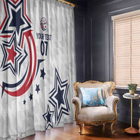 USA Rugby 2024 Custom Window Curtain GO Eagles Assemble - Wonder Print Shop
