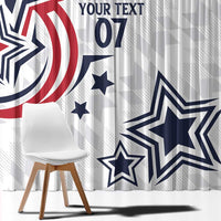 USA Rugby 2024 Custom Window Curtain GO Eagles Assemble - Wonder Print Shop