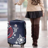 USA Rugby 2024 Custom Luggage Cover GO Eagles Assemble - Blue Version - Wonder Print Shop