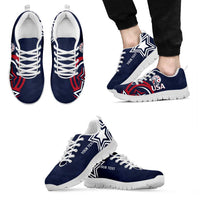 USA Rugby 2024 Custom Sneakers GO Eagles Assemble - Blue Version - Wonder Print Shop