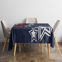 USA Rugby 2024 Custom Tablecloth GO Eagles Assemble - Blue Version - Wonder Print Shop
