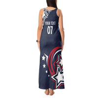 USA Rugby 2024 Custom Tank Maxi Dress GO Eagles Assemble - Blue Version - Wonder Print Shop