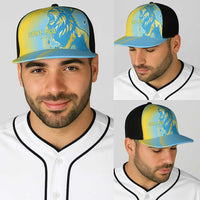 Saint Lucia Cricket Baseball Net Cap The Roaring King - Wonder Print Shop