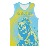 Saint Lucia Cricket Personalized Basketball Jersey The Roaring King - Wonder Print Shop
