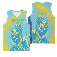 Saint Lucia Cricket Personalized Basketball Jersey The Roaring King - Wonder Print Shop