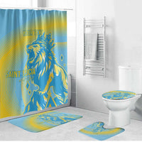 Saint Lucia Cricket Personalized Bathroom Set The Roaring King - Wonder Print Shop