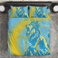Saint Lucia Cricket Personalized Bedding Set The Roaring King - Wonder Print Shop
