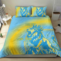 Saint Lucia Cricket Personalized Bedding Set The Roaring King - Wonder Print Shop