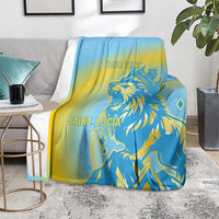 Saint Lucia Cricket Personalized Blanket The Roaring King - Wonder Print Shop