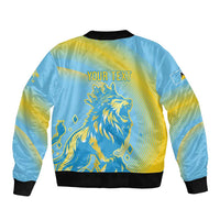 Saint Lucia Cricket Personalized Bomber Jacket The Roaring King - Wonder Print Shop