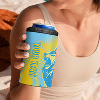 Saint Lucia Cricket Personalized 4 in 1 Can Cooler Tumbler The Roaring King - Wonder Print Shop