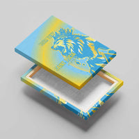 Saint Lucia Cricket Personalized Canvas Wall Art The Roaring King - Wonder Print Shop