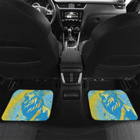 Saint Lucia Cricket Personalized Car Mats The Roaring King - Wonder Print Shop