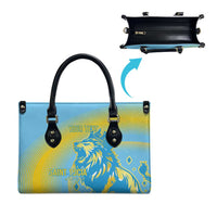 Saint Lucia Cricket Personalized Leather Bag The Roaring King - Wonder Print Shop