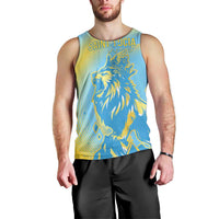 Saint Lucia Cricket Personalized Men Tank Top The Roaring King - Wonder Print Shop