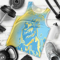 Saint Lucia Cricket Personalized Men Tank Top The Roaring King - Wonder Print Shop