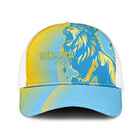 Saint Lucia Cricket Mesh Trucker Cap The Roaring King - Wonder Print Shop