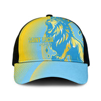 Saint Lucia Cricket Mesh Trucker Cap The Roaring King - Wonder Print Shop