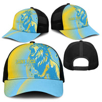 Saint Lucia Cricket Mesh Trucker Cap The Roaring King - Wonder Print Shop