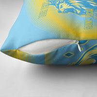 Saint Lucia Cricket Personalized Pillow Cover The Roaring King - Wonder Print Shop